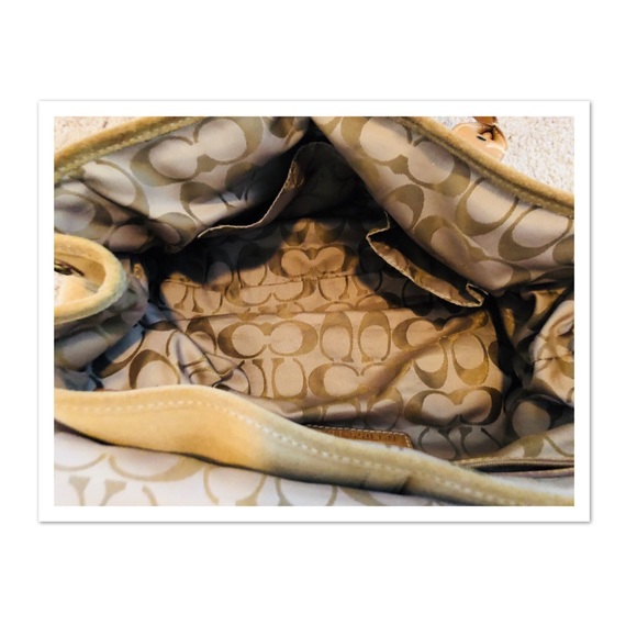 Coach suede purse - Picture 4 of 8